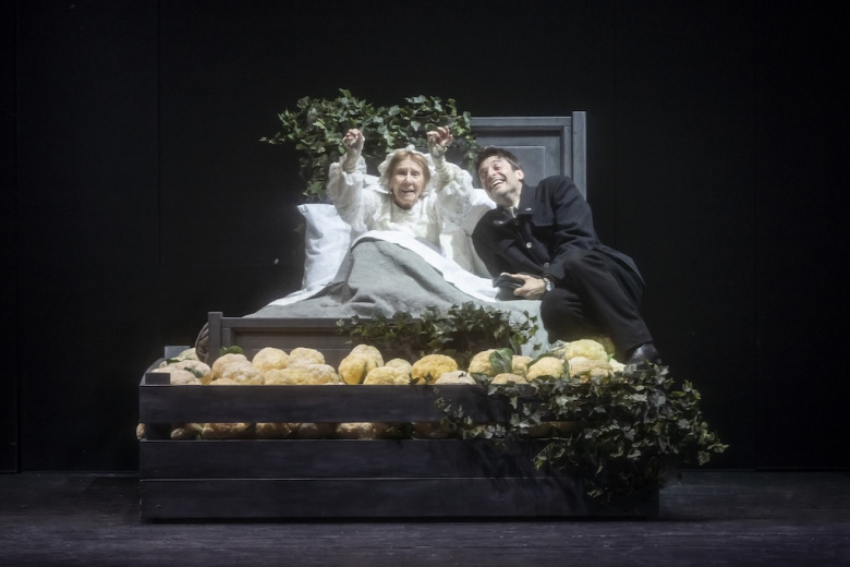 Giulia Lazzarini e Lino Guanciale